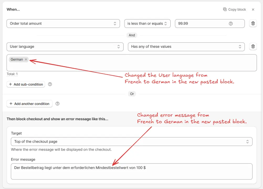 Update Pasted Content