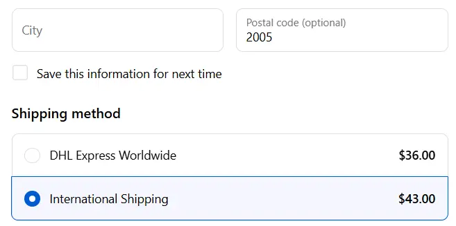 Resolve Shipping Not Available Error